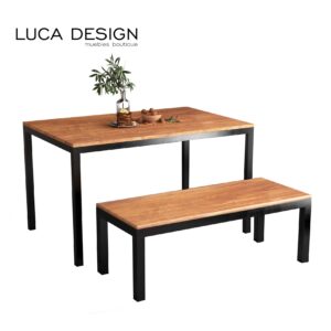 Mesa de comedor con banca
